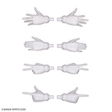 30MS OPTION HAND PARTS (WHITE / BLACK)