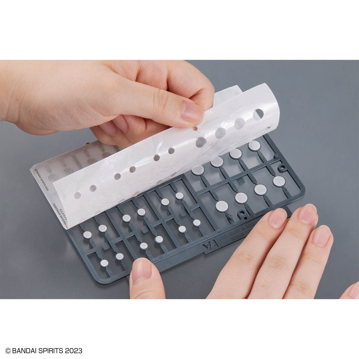 CUSTOMIZE MATERIAL 09 - DECORATION PARTS 1 GRAY CUSTOMIZE MATERIAL 09 - DECORATION PARTS 1 GRAY