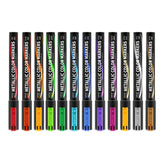DSPIAE MKA 01 - 12 SUPER METALLIC COLOR MARKERS FOR PLASTIC ACTION FIGURE MODEL TOY KIT VCA GUNDAM SINGAPORE