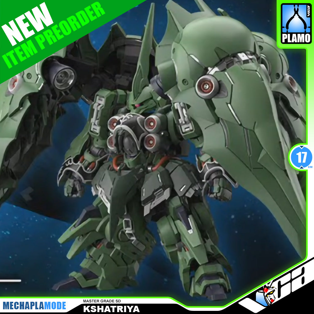Bandai Gunpla Master Grade MGSD Kshatriya Action Figure Model Toy Kit VCA Gundam Singapore