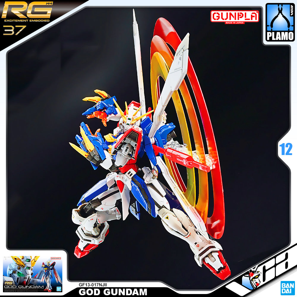 Bandai Gunpla Real Grade RG GF13-017NJII GOD GUNDAM VCA Singapore Bandai Gunpla Real Grade RG GF13-017NJII GOD GUNDAM VCA Singapore