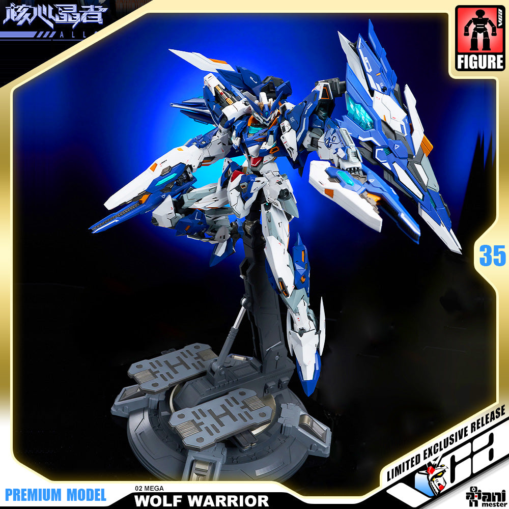 Animester Metal Alloy Structured 1/72 Crystal Envoy Unit 02 Walf Warrior Mega Mode Action Figure VCA Gundam Singapore Animester Metal Alloy Structured 1/72 Crystal Envoy Unit 02 Walf Warrior Mega Mode Action Figure VCA Gundam Singapore