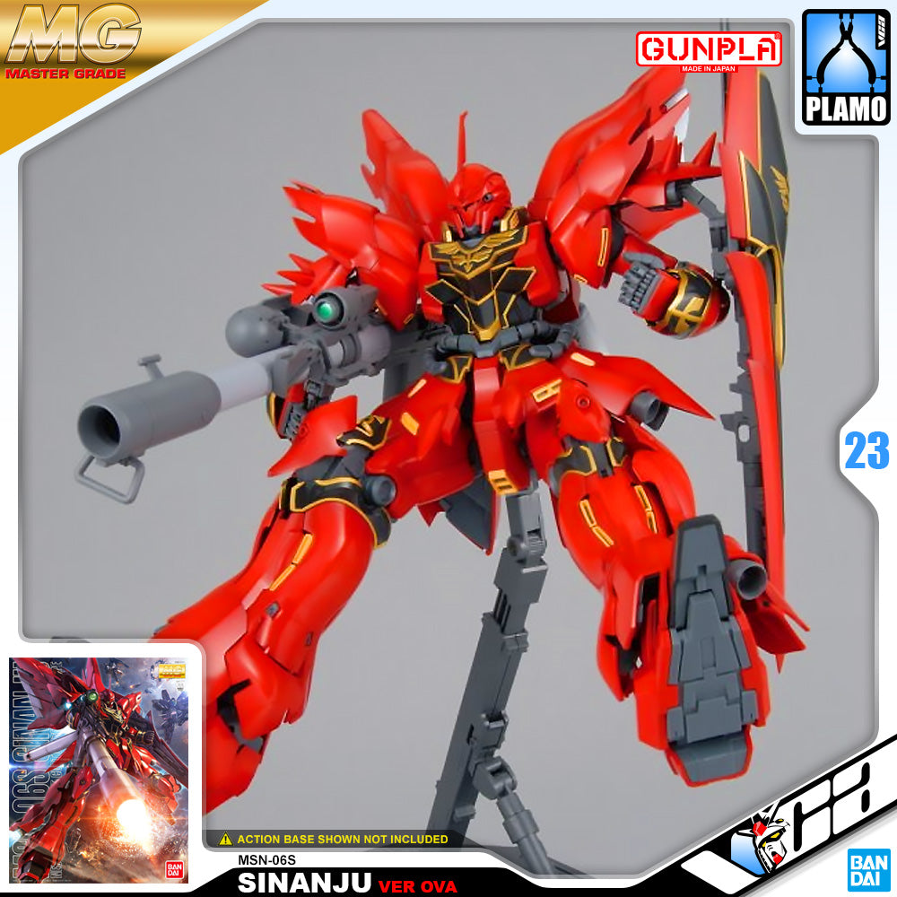 Bandai Gunpla Master Grade 1/100 MG MSN-06S SINANJU Ver OVA Plastic Model Toy VCA Gundam Singapore Bandai Gunpla Master Grade 1/100 MG MSN-06S SINANJU Ver OVA Plastic Model Toy VCA Gundam Singapore