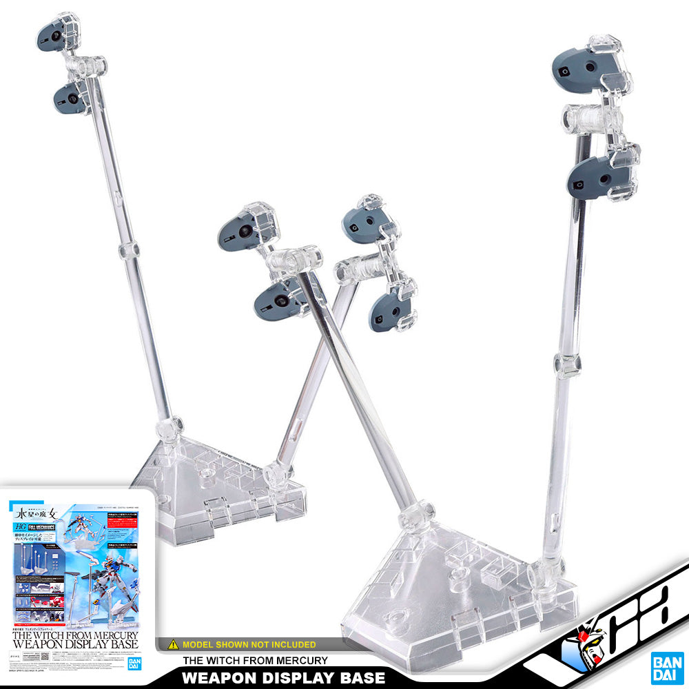 Bandai Gunpla The Witch From Mercury Weapon Display Base Gundam Display Stand Holder Base VCA Singapore Bandai Gunpla The Witch From Mercury Weapon Display Base Gundam Display Stand Holder Base VCA Singapore