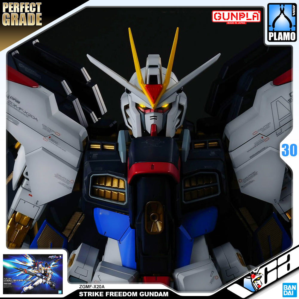 Bandai Gunpla Perfect Grade 1/60 PG ZGMF-X20A Strike Freedom Gundam Big Plastic Model Toy VCA Singapore Bandai Gunpla Perfect Grade 1/60 PG ZGMF-X20A Strike Freedom Gundam Big Plastic Model Toy VCA Singapore