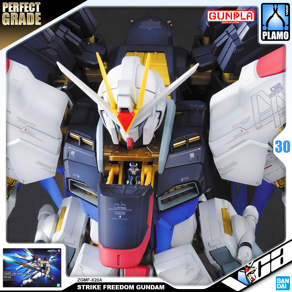 Bandai Gunpla Perfect Grade 1/60 PG ZGMF-X20A Strike Freedom Gundam Big Plastic Model Toy VCA Singapore Bandai Gunpla Perfect Grade 1/60 PG ZGMF-X20A Strike Freedom Gundam Big Plastic Model Toy VCA Singapore