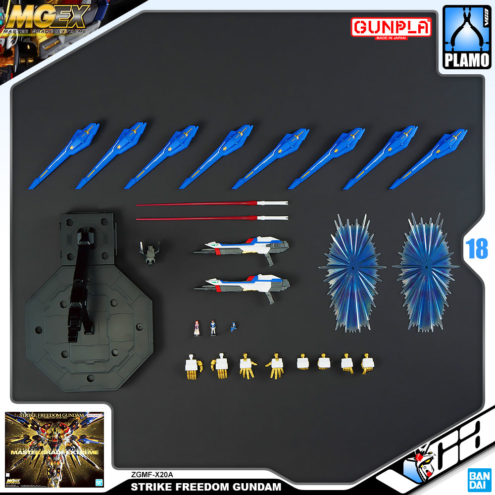 Bandai Gunpla Master Grade Extreme MGEX Strike Freedom Gundam Plastic Model Action Toy VCA Singapore Bandai Gunpla Master Grade Extreme MGEX Strike Freedom Gundam Plastic Model Action Toy VCA Singapore