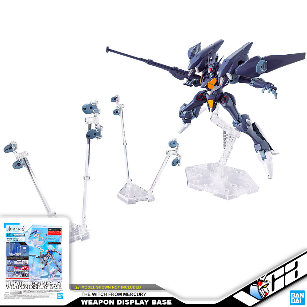 Bandai Gunpla The Witch From Mercury Weapon Display Base Gundam Display Stand Holder Base VCA Singapore Bandai Gunpla The Witch From Mercury Weapon Display Base Gundam Display Stand Holder Base VCA Singapore