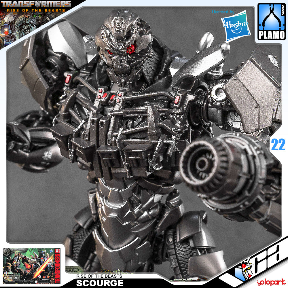 Yolopark AMK Scourge Transformers Rise of the Beasts Plastic Assemble Action Figure Toy VCA Singapore
