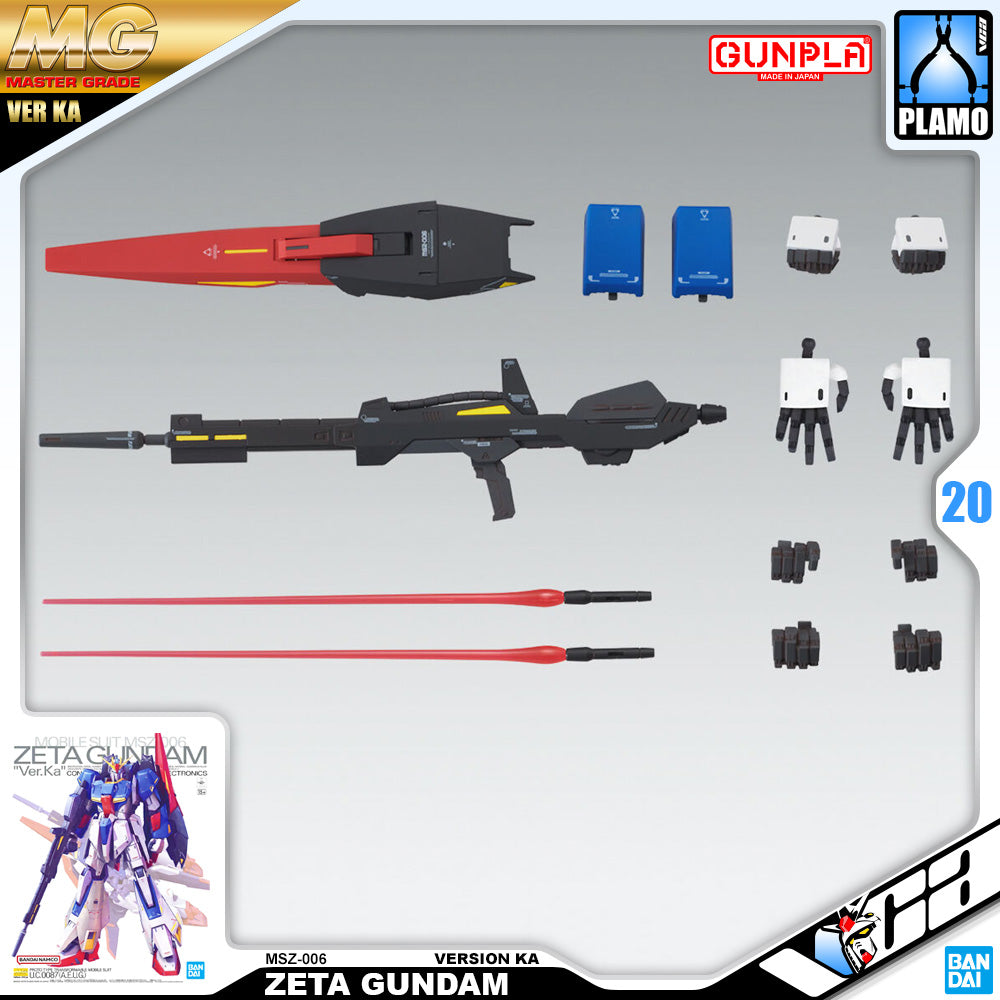 Bandai Gunpla Master Grade 1/100 MG Zeta Gundam Ver Ka Plastic Model Action Toy Kit VCA Singapore Bandai Gunpla Master Grade 1/100 MG Zeta Gundam Ver Ka Plastic Model Action Toy Kit VCA Singapore