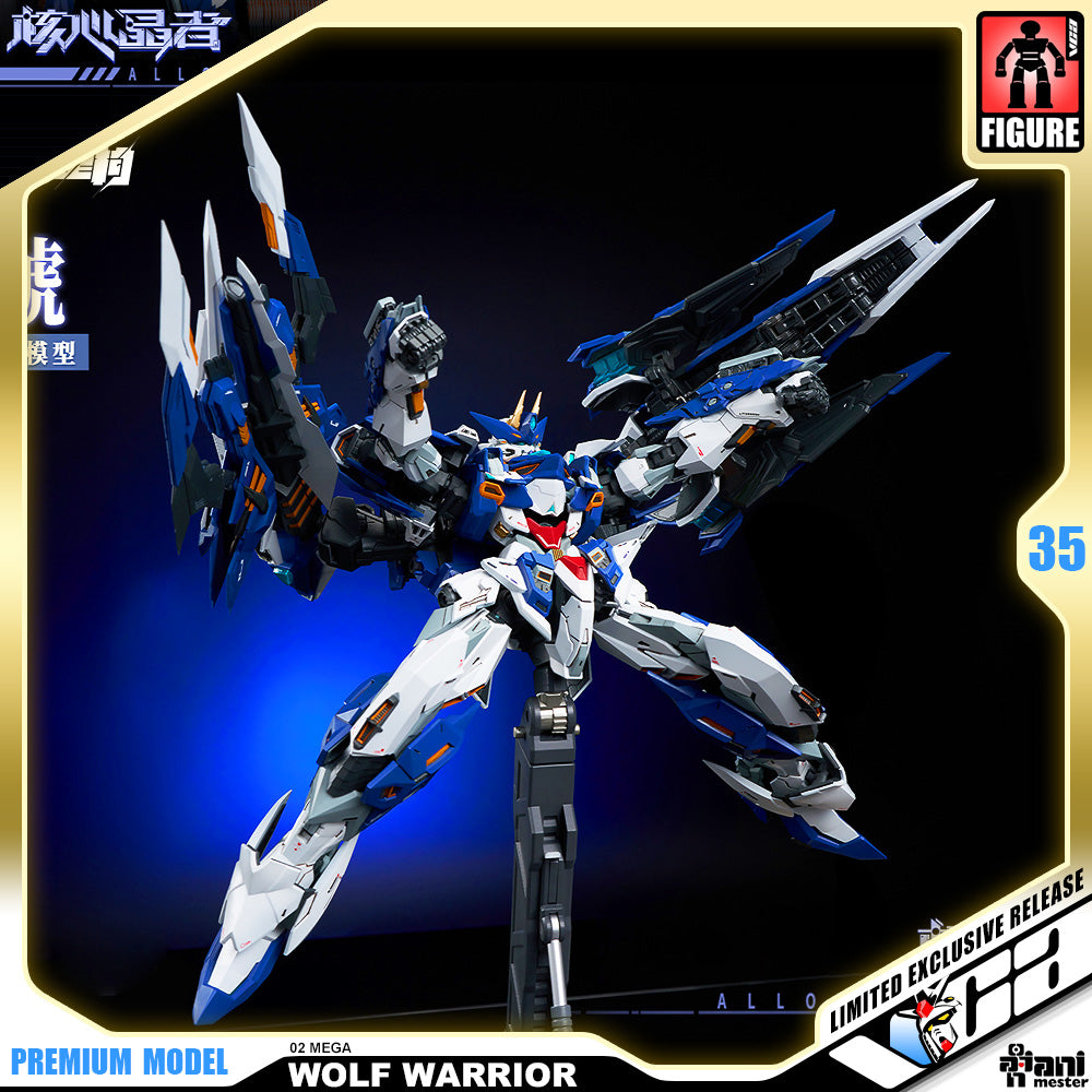 Animester Metal Alloy Structured 1/72 Crystal Envoy Unit 02 Walf Warrior Mega Mode Action Figure VCA Gundam Singapore