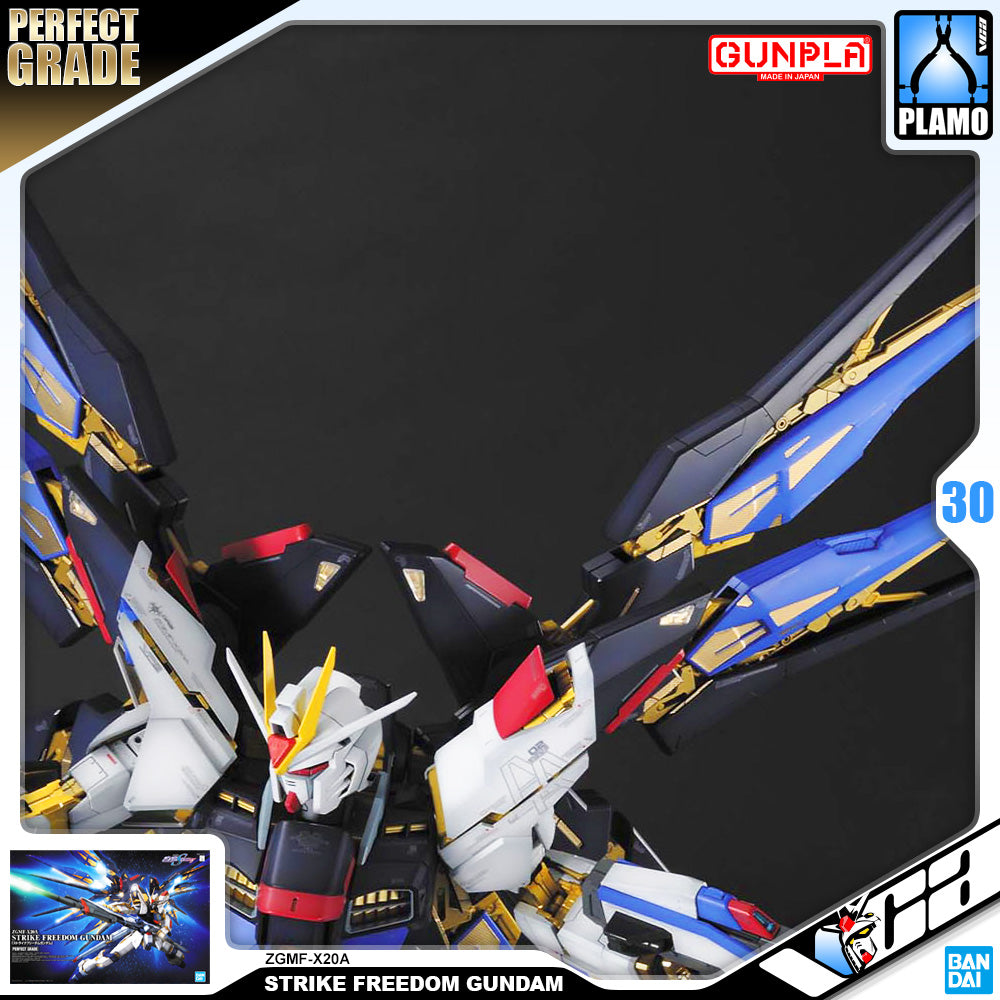 Bandai Gunpla Perfect Grade 1/60 PG ZGMF-X20A Strike Freedom Gundam Big Plastic Model Toy VCA Singapore Bandai Gunpla Perfect Grade 1/60 PG ZGMF-X20A Strike Freedom Gundam Big Plastic Model Toy VCA Singapore