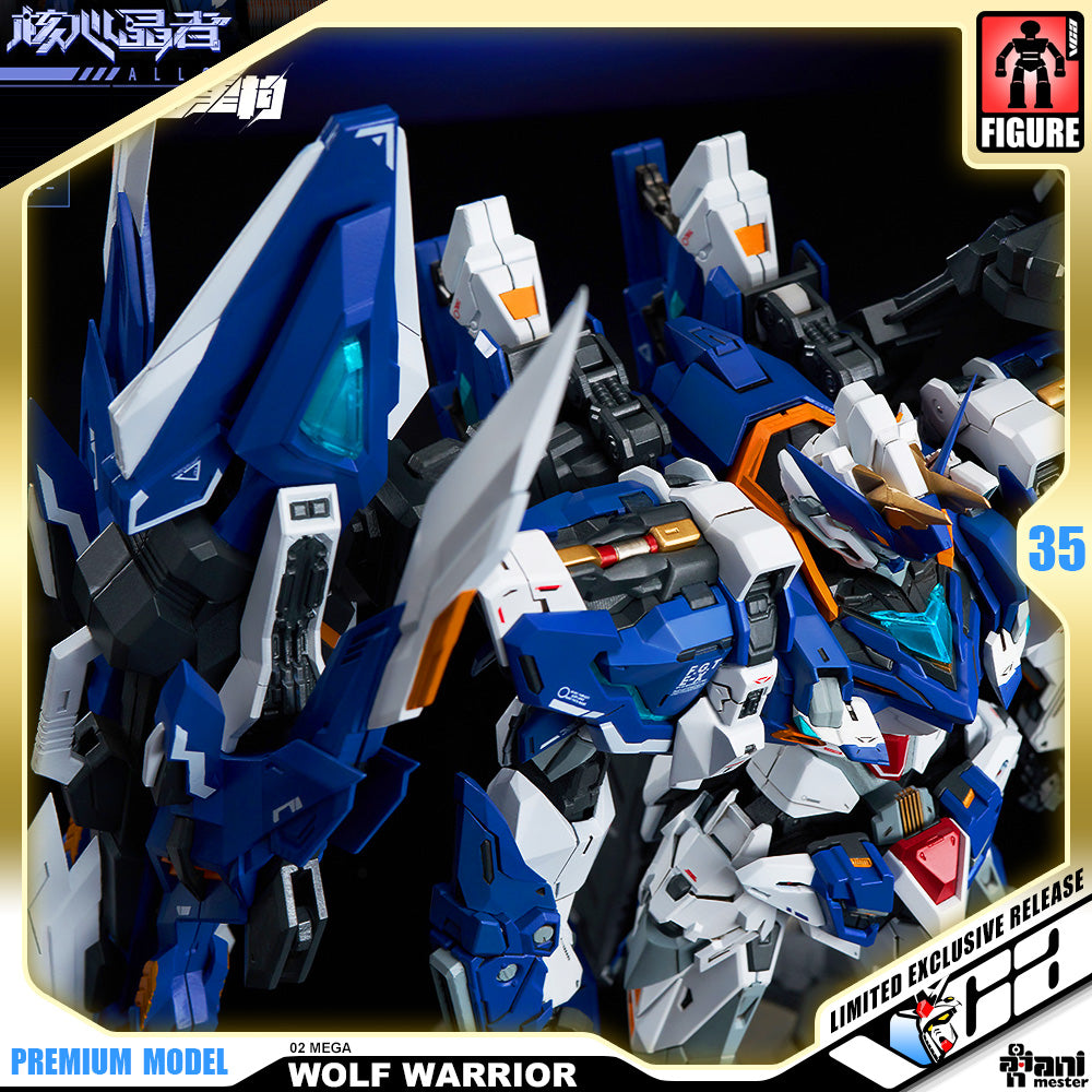 Animester Metal Alloy Structured 1/72 Crystal Envoy Unit 02 Walf Warrior Mega Mode Action Figure VCA Gundam Singapore Animester Metal Alloy Structured 1/72 Crystal Envoy Unit 02 Walf Warrior Mega Mode Action Figure VCA Gundam Singapore