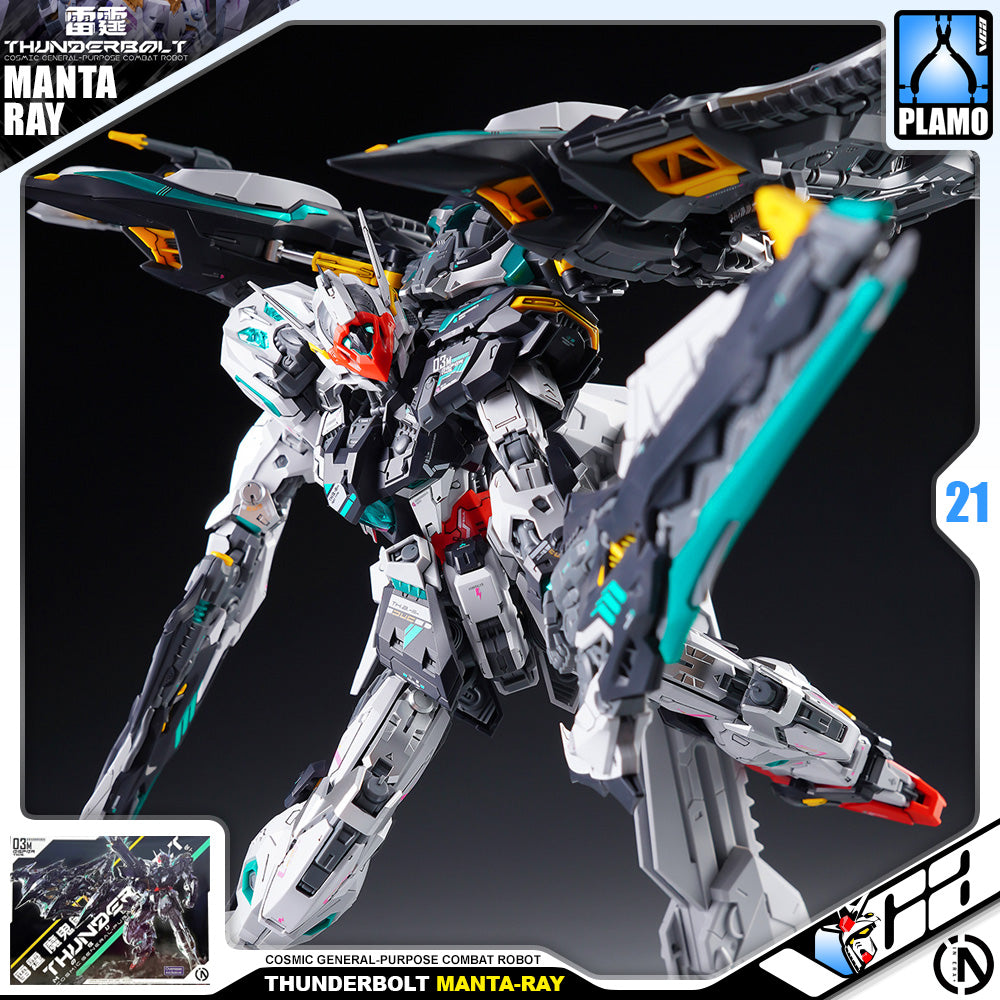 Infinite Dimension 无限新星 InEra+ x RMD Thunderbolt Manta Ray 魔鬼鱼装备 Plastic Model Toy VCA Gundam Singapore Infinite Dimension 无限新星 InEra+ x RMD Thunderbolt Manta Ray 魔鬼鱼装备 Plastic Model Toy VCA Gundam Singapore