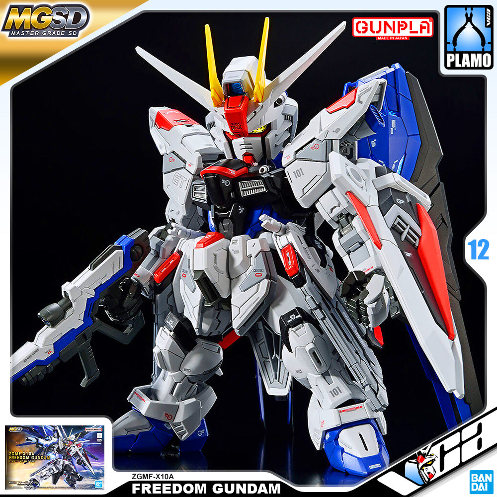 Bandai Gunpla Master Grade SD MGSD ZGMF-X10A Freedom Gundam Plastic Model Action Toy VCA Singapore Bandai Gunpla Master Grade SD MGSD ZGMF-X10A Freedom Gundam Plastic Model Action Toy VCA Singapore