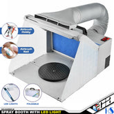 HaoSheng HS-E420DCLK Foldable Spray Booth with LED Light & Exhaust System Painting Station VCA Gundam Singapore