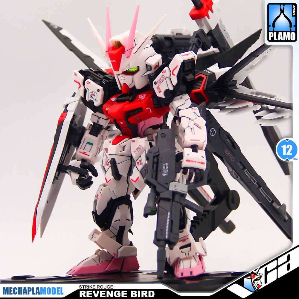 俺猪二师弟 Revenge Bird Strike Rouge 复仇鸟 MGSD Master Grade SD Plastic Model Action Figure Toy Kit VCA Gundam Singapore