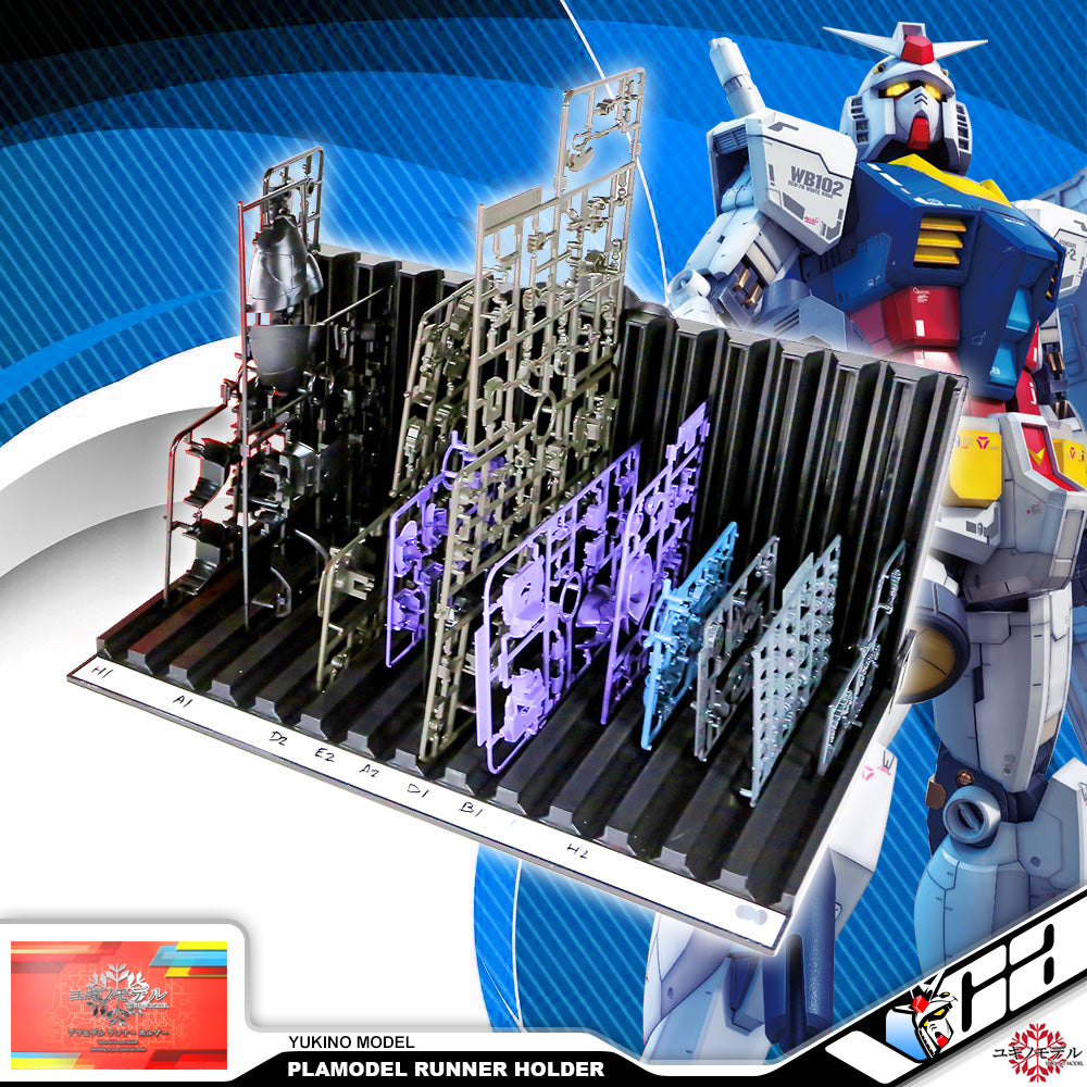 Yukino Model Plamodel Runner Holder Hobby Plastic Model Building Desktop Organizer Tool VCA Gundam Singapore