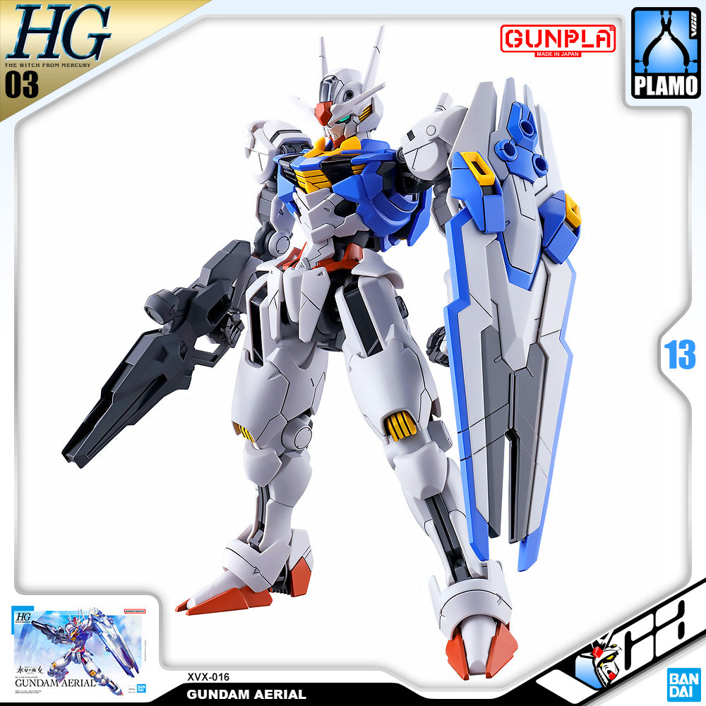Bandai Gunpla High Grade The Witch From Mercury HG XVX-016 GUNDAM AERIAL Bandai Gunpla High Grade The Witch From Mercury HG XVX-016 GUNDAM AERIAL