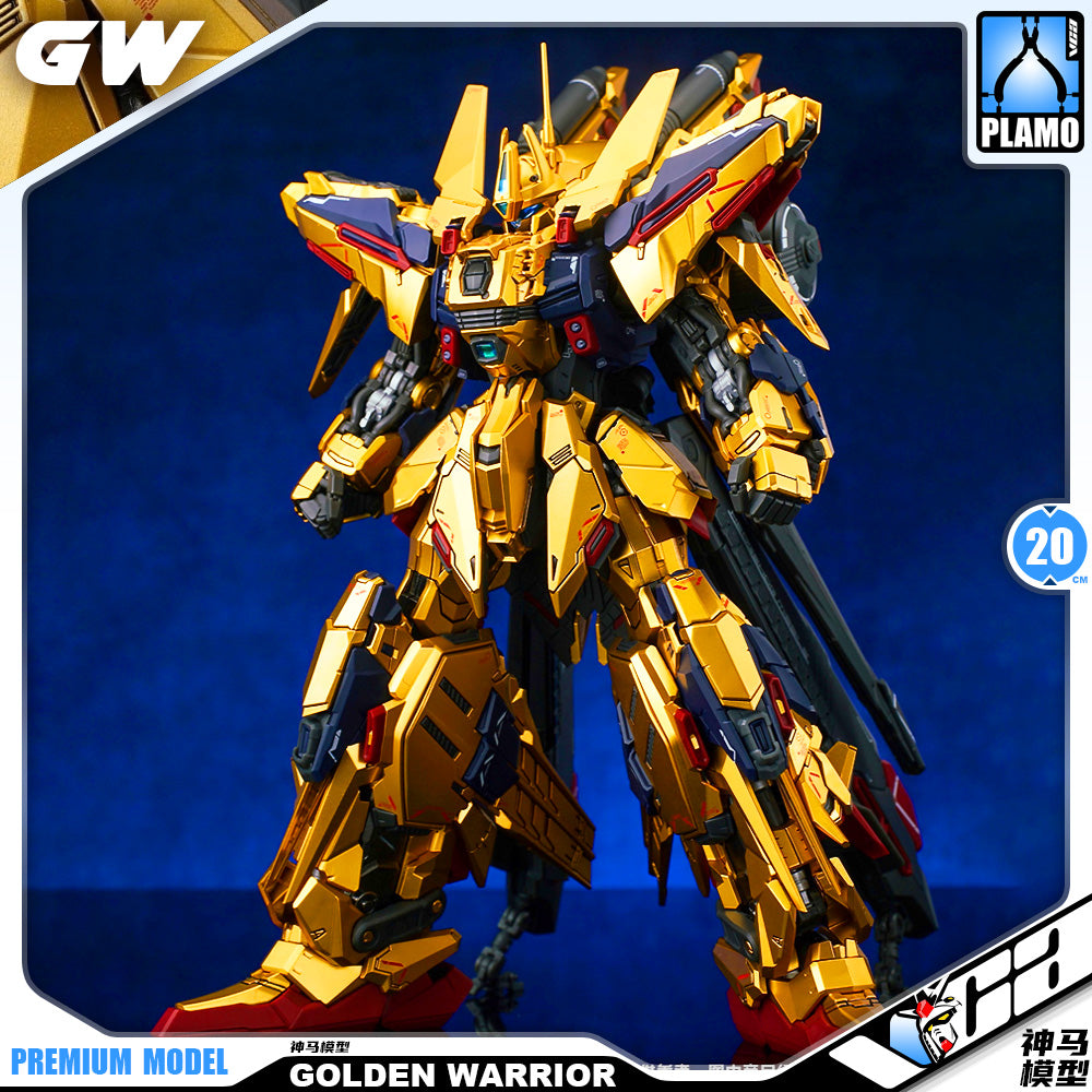 神马模型 Golden Warrior 黄金武士 Hyaku Shiki Master Grade MG Metal Build Structure Model Action Figure Kit VCA Gundam Singapore