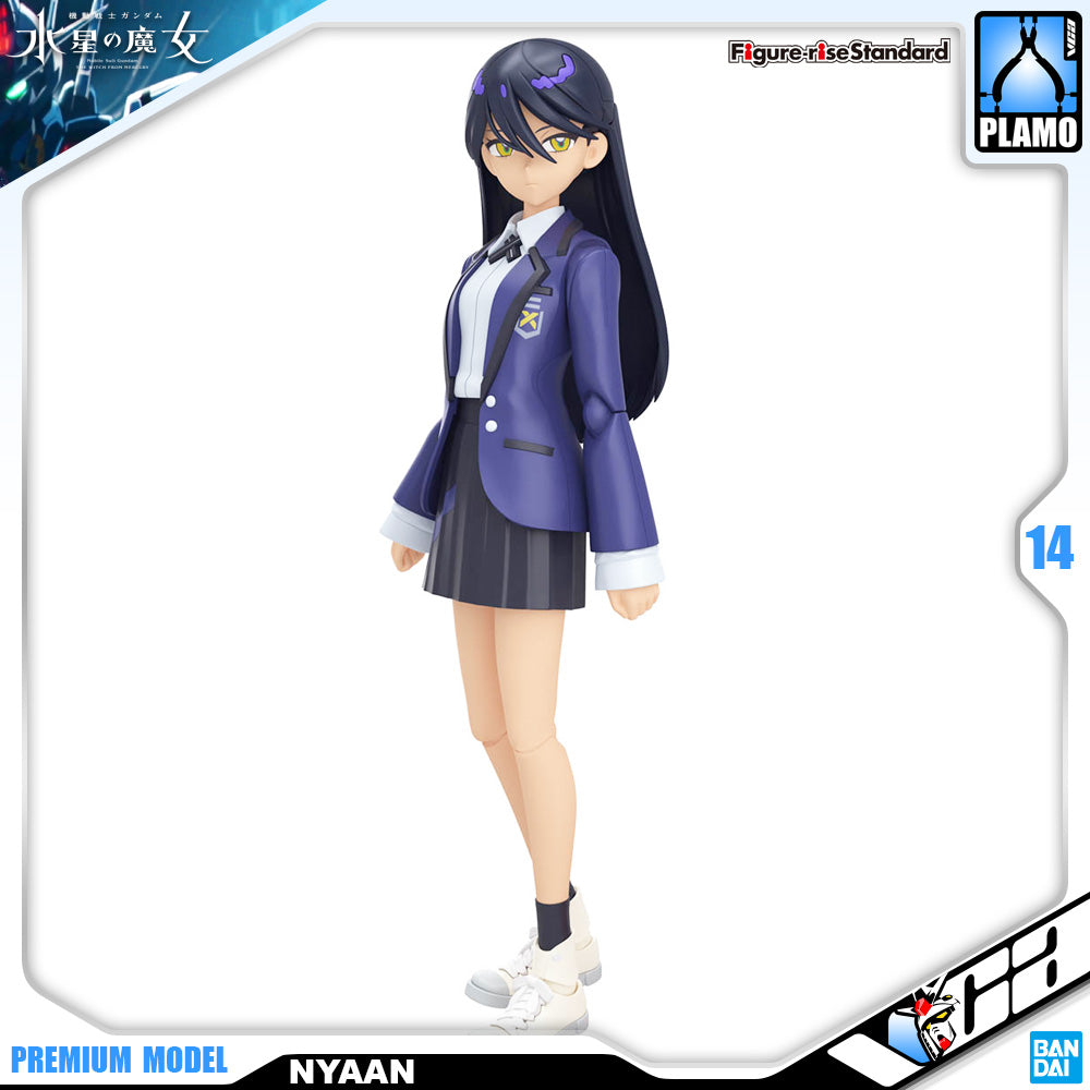 Bandai Namco Figure-rise Standard GQuuuuuuX FRS Nyaan Action Figure Model Toy Kit VCA Gundam Singapore Bandai Namco Figure-rise Standard GQuuuuuuX FRS Nyaan Action Figure Model Toy Kit VCA Gundam Singapore