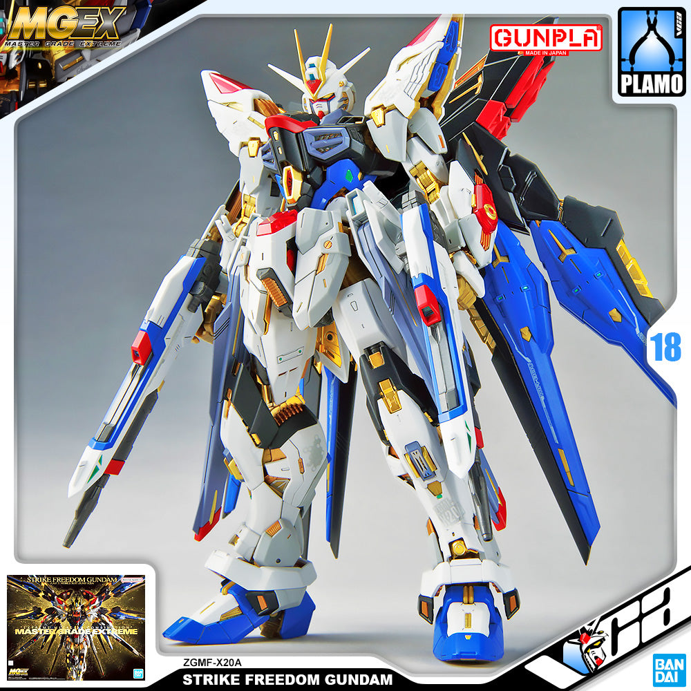 Bandai® Gunpla MasterGradeExtreme MGEX ZGMF-X20A STRIKE FREEDOM GUNDAM â VCA Gundam Singapore