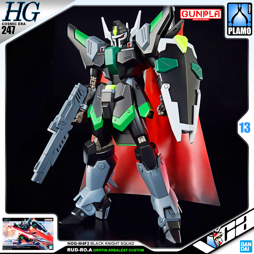 Bandai Gunpla High Grade Cosmic Era HG Black Knight Squad Rud-ro.a Griffin Arbalest Custom Plastic Model Action Toy VCA Gundam Singapore Bandai Gunpla High Grade Cosmic Era HG Black Knight Squad Rud-ro.a Griffin Arbalest Custom Plastic Model Action Toy VCA Gundam Singapore