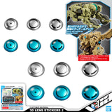 Bandai Customize Material 3D Lens Stickers 2 Model Detailing Parts VCA Gundam Singapore