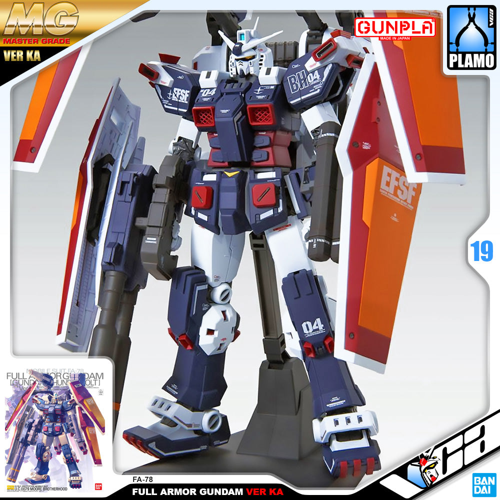 Bandai Master Grade 1/100 MG FA-78 Full Armor Gundam Ver Ka Plastic Model Toy VCA Singapore Bandai Master Grade 1/100 MG FA-78 Full Armor Gundam Ver Ka Plastic Model Toy VCA Singapore
