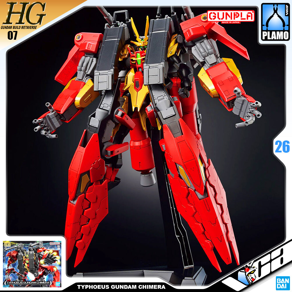 Bandai High Grade Build Metaverse HG Typhoeus Gundam Chimera Plastic Model Action Toy Kit VCA Singapore Bandai High Grade Build Metaverse HG Typhoeus Gundam Chimera Plastic Model Action Toy Kit VCA Singapore