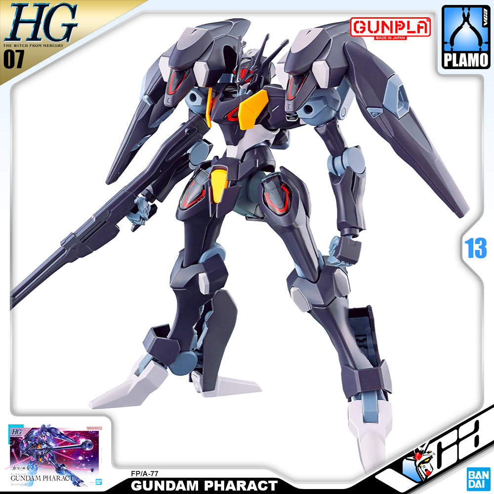 Bandai Gunpla High Grade The Witch From Mercury 1/144 HG Gundam Pharact Plastic Model Action Toy VCA Singapore Bandai Gunpla High Grade The Witch From Mercury 1/144 HG Gundam Pharact Plastic Model Action Toy VCA Singapore
