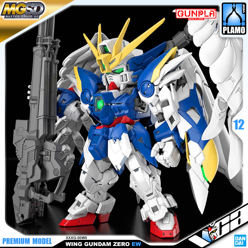 Bandai Gunpla Master Grade SD MGSD XXXG-00W0 Wing Gundam Zero EW Plastic Model Action Toy VCA Singapore