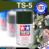 Tamiya 85005 TS-5 Olive Drab Spray Paint Can 100ml VCA Gundam Singapore