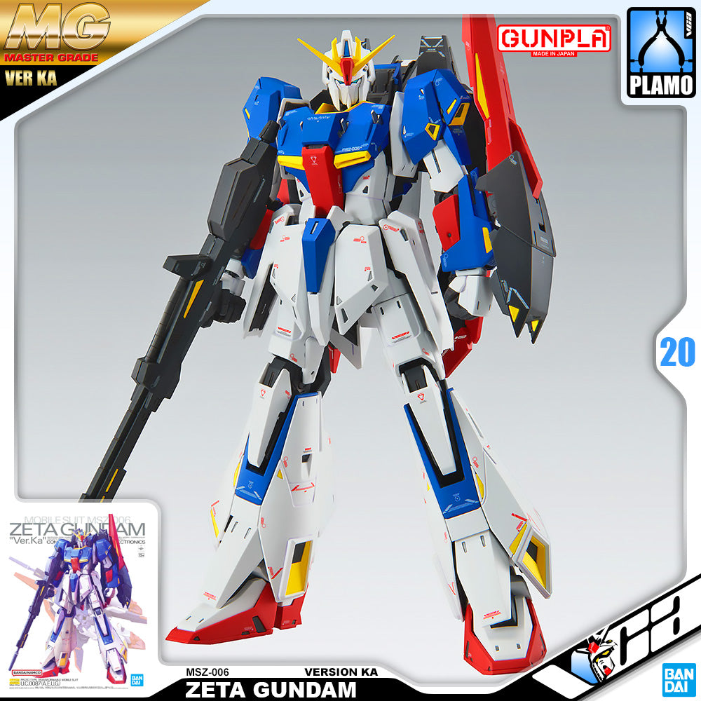 Bandai Gunpla Master Grade 1/100 MG Zeta Gundam Ver Ka Plastic Model Action Toy Kit VCA Singapore Bandai Gunpla Master Grade 1/100 MG Zeta Gundam Ver Ka Plastic Model Action Toy Kit VCA Singapore