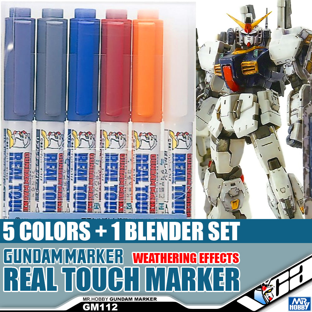 Gsi Creos Mr Hobby Gundam Real Touch Marker Weathering Effect Pen VCA Singapore Gsi Creos Mr Hobby Gundam Real Touch Marker Weathering Effect Pen VCA Singapore