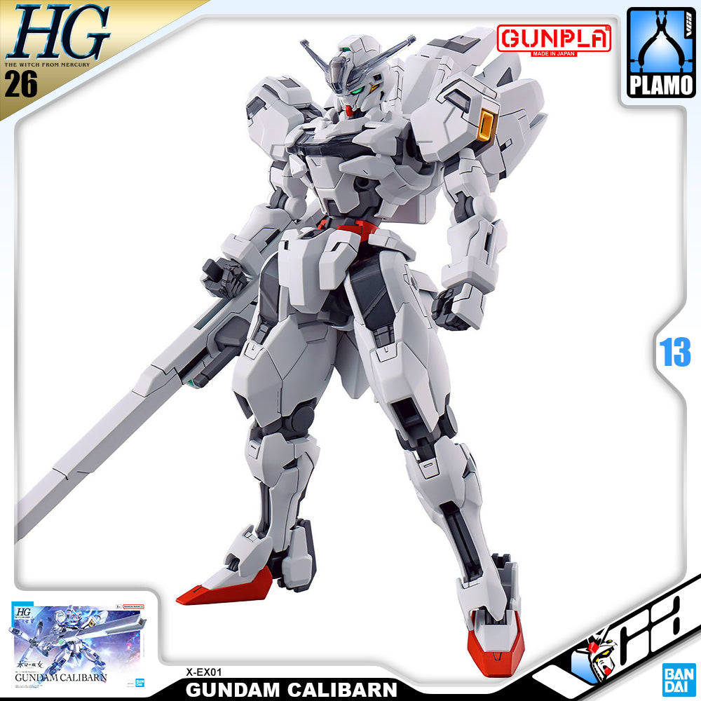 Bandai Gunpla High Grade HG Gundam Calibarn Plastic Model Action Toy VCA Singapore Bandai Gunpla High Grade HG Gundam Calibarn Plastic Model Action Toy VCA Singapore