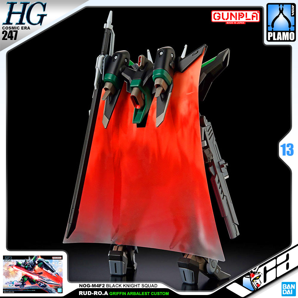 Bandai Gunpla High Grade Cosmic Era HG Black Knight Squad Rud-ro.a Griffin Arbalest Custom Plastic Model Action Toy VCA Gundam Singapore Bandai Gunpla High Grade Cosmic Era HG Black Knight Squad Rud-ro.a Griffin Arbalest Custom Plastic Model Action Toy VCA Gundam Singapore