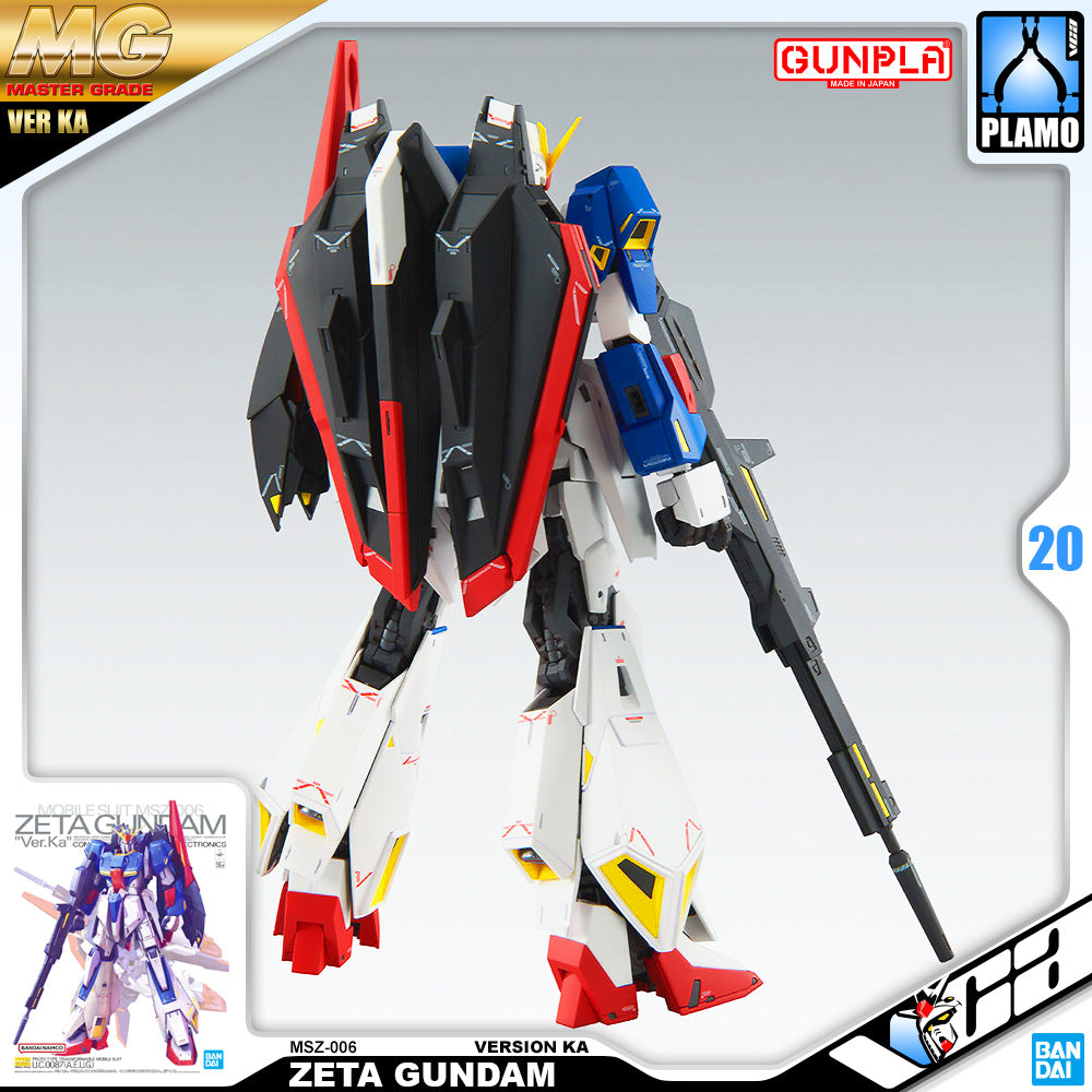 Bandai Gunpla Master Grade 1/100 MG Zeta Gundam Ver Ka Plastic Model Action Toy Kit VCA Singapore Bandai Gunpla Master Grade 1/100 MG Zeta Gundam Ver Ka Plastic Model Action Toy Kit VCA Singapore