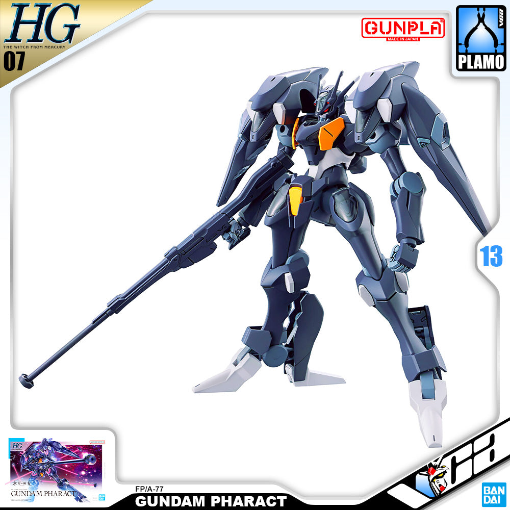 Bandai Gunpla High Grade The Witch From Mercury 1/144 HG Gundam Pharact Plastic Model Action Toy VCA Singapore Bandai Gunpla High Grade The Witch From Mercury 1/144 HG Gundam Pharact Plastic Model Action Toy VCA Singapore