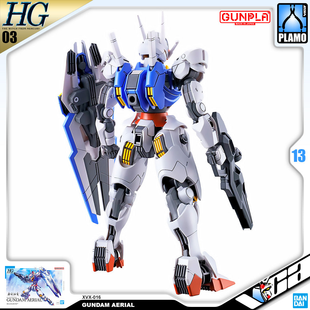Bandai Gunpla High Grade The Witch From Mercury HG XVX-016 GUNDAM AERIAL Bandai Gunpla High Grade The Witch From Mercury HG XVX-016 GUNDAM AERIAL