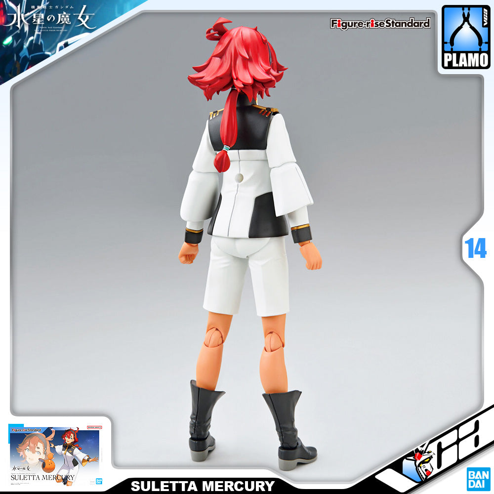 Bandai Figure-Rise Standard Suletta Mercury Girl Character Plastic Model Action Toy VCA Gundam Singapore