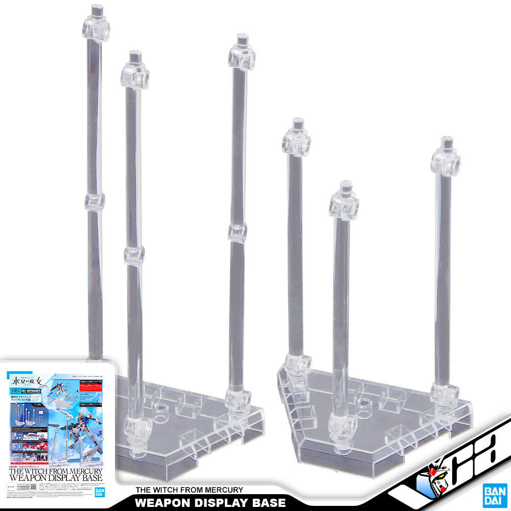 Bandai Gunpla The Witch From Mercury Weapon Display Base Gundam Display Stand Holder Base VCA Singapore Bandai Gunpla The Witch From Mercury Weapon Display Base Gundam Display Stand Holder Base VCA Singapore