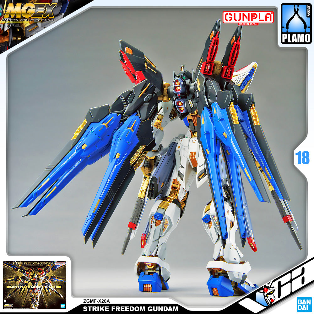 Bandai Gunpla Master Grade Extreme MGEX Strike Freedom Gundam Plastic Model Action Toy VCA Singapore Bandai Gunpla Master Grade Extreme MGEX Strike Freedom Gundam Plastic Model Action Toy VCA Singapore