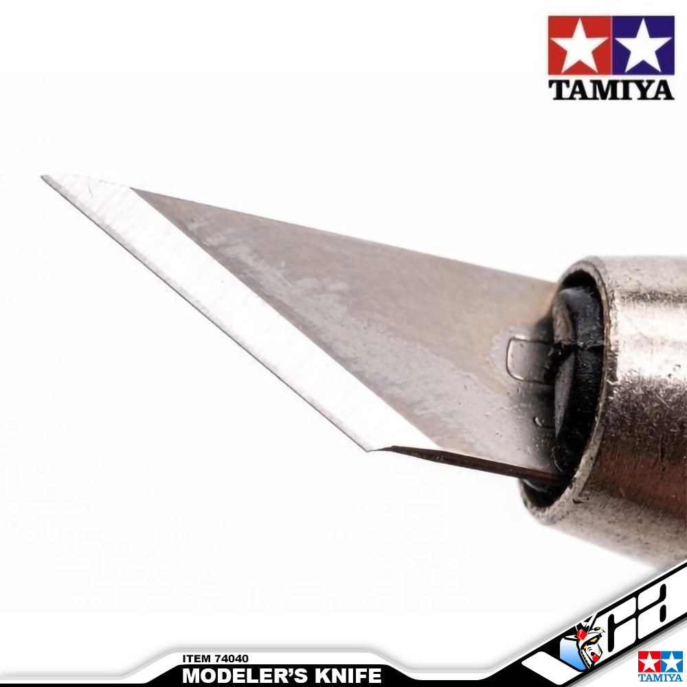 Tamiya 74040 Modeler's Knife with 25 pcs Replacement Blades Hobby Cutting Tool VCA Gundam Singaapore Tamiya 74040 Modeler's Knife with 25 pcs Replacement Blades Hobby Cutting Tool VCA Gundam Singaapore