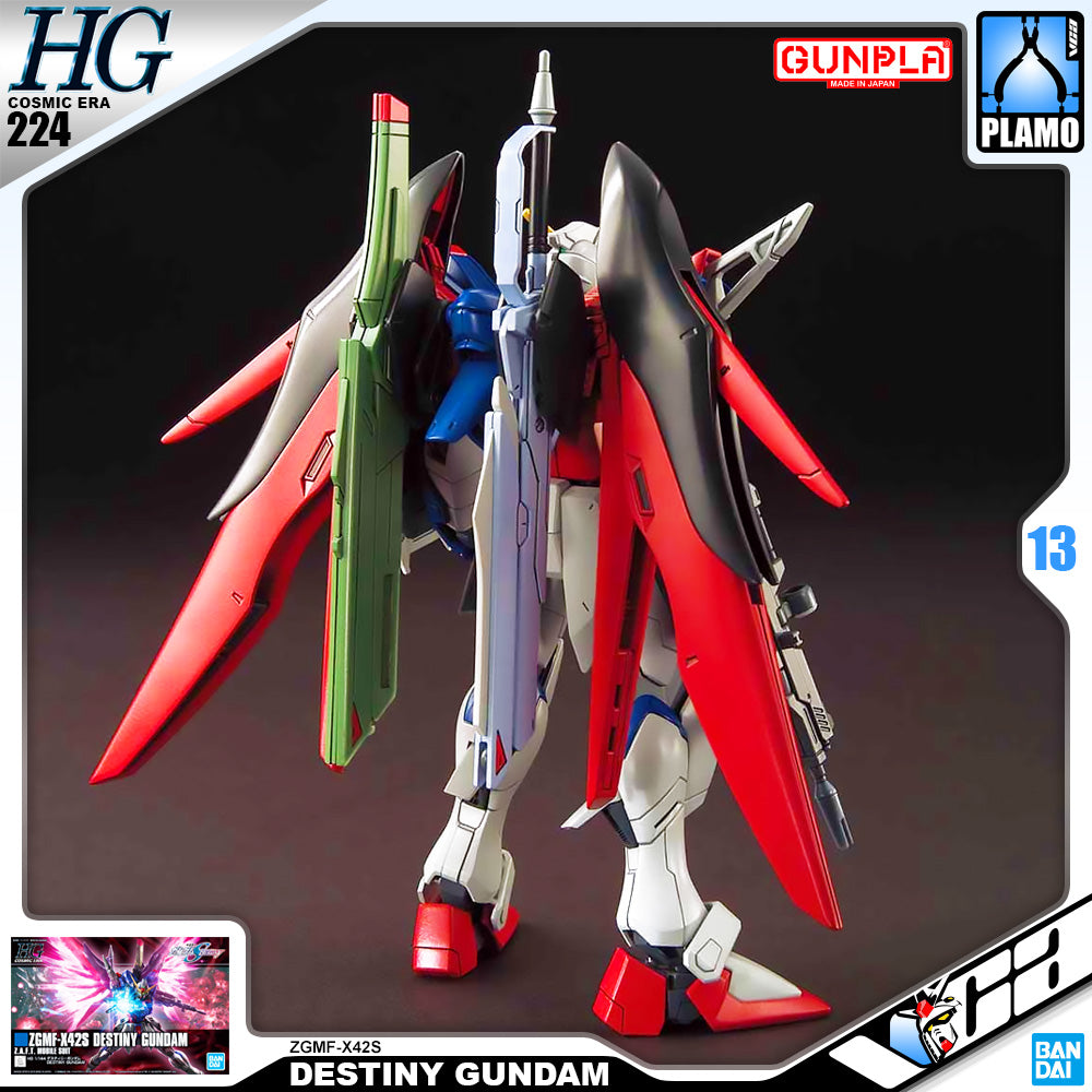 Bandai Gunpla High Grade Cosmic Era HGCE 1/144 HG Destiny Gundam Plastic Model Toy VCA Singapore Bandai Gunpla High Grade Cosmic Era HGCE 1/144 HG Destiny Gundam Plastic Model Toy VCA Singapore