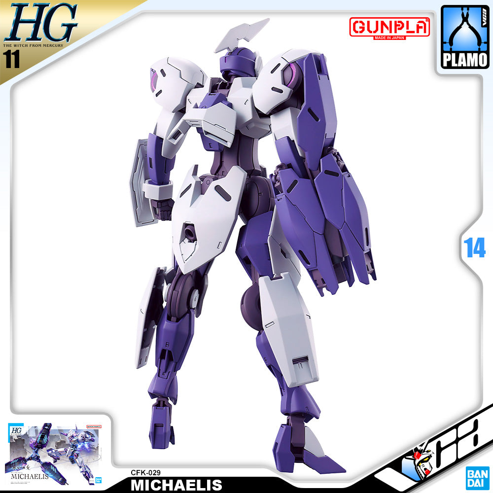 Bandai Gunpla High Grade The Witch From Mercury 1/144 HG Michaelis Plastic Model Action Toy VCA Gundam Singapore