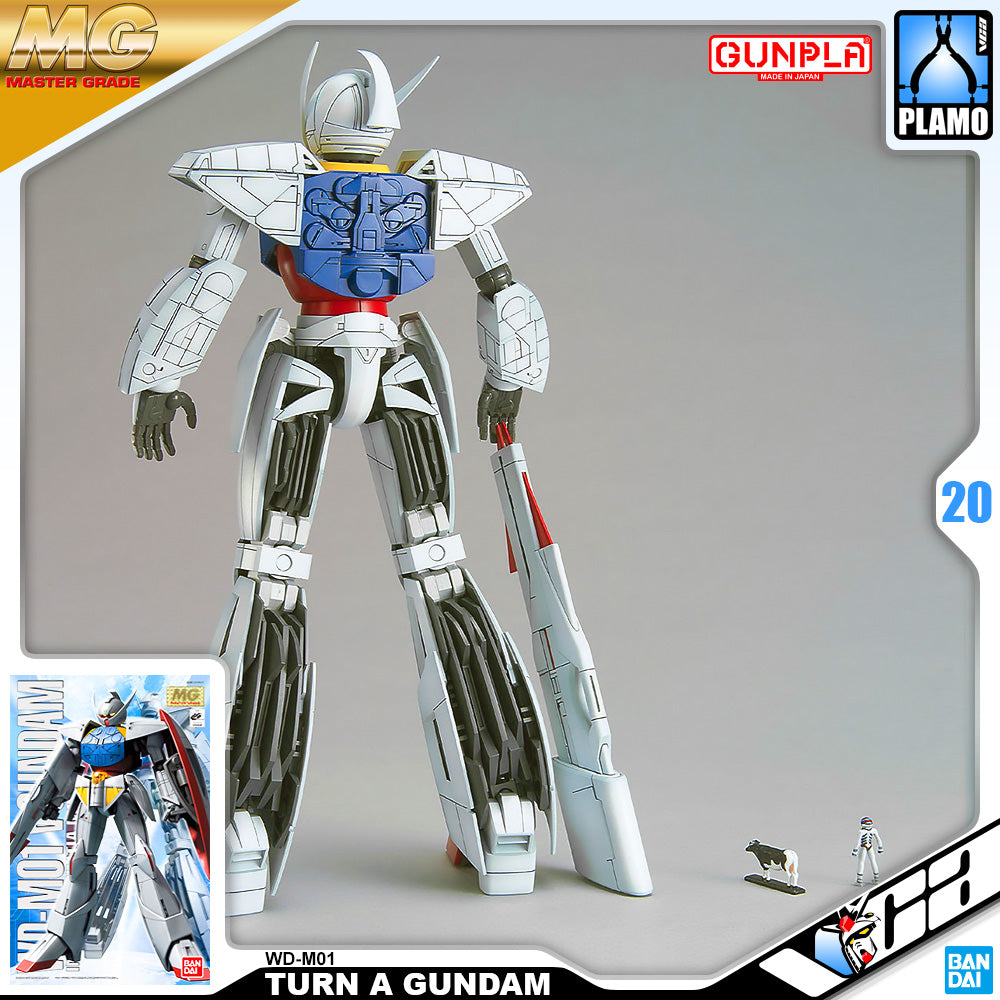 Bandai Gunpla Master Grade 1/100 MG TURN A Gundam Plastic Model Toy VCA Singapore Bandai Gunpla Master Grade 1/100 MG TURN A Gundam Plastic Model Toy VCA Singapore