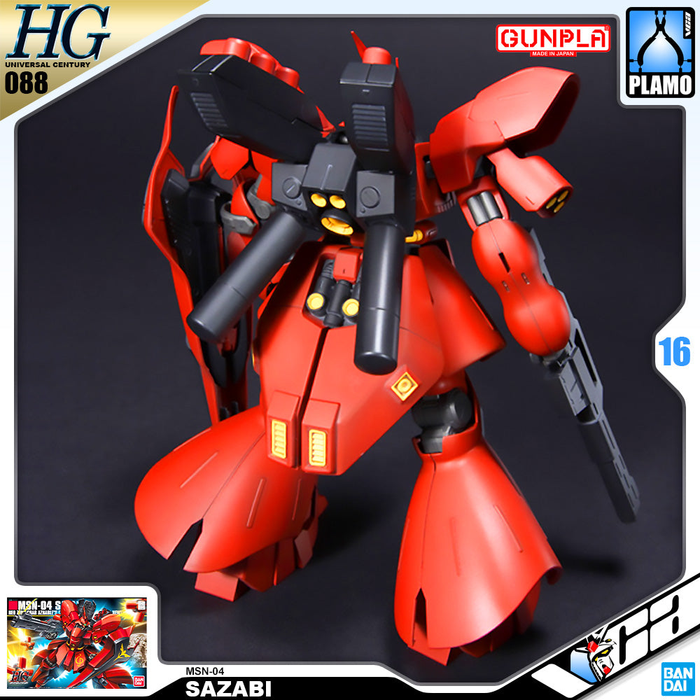 Bandai Gunpla High Grade Universal Century HGUC MSN-04 Sazabi Plastic Model Kit VCA Gundam Singapore Bandai Gunpla High Grade Universal Century HGUC MSN-04 Sazabi Plastic Model Kit VCA Gundam Singapore