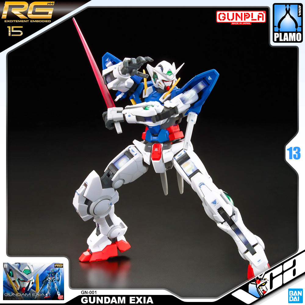 Bandai Gunpla Real Grade 1/144 RG GN-001 GUNDAM EXIA Model Toy VCA Singapore Bandai Gunpla Real Grade 1/144 RG GN-001 GUNDAM EXIA Model Toy VCA Singapore