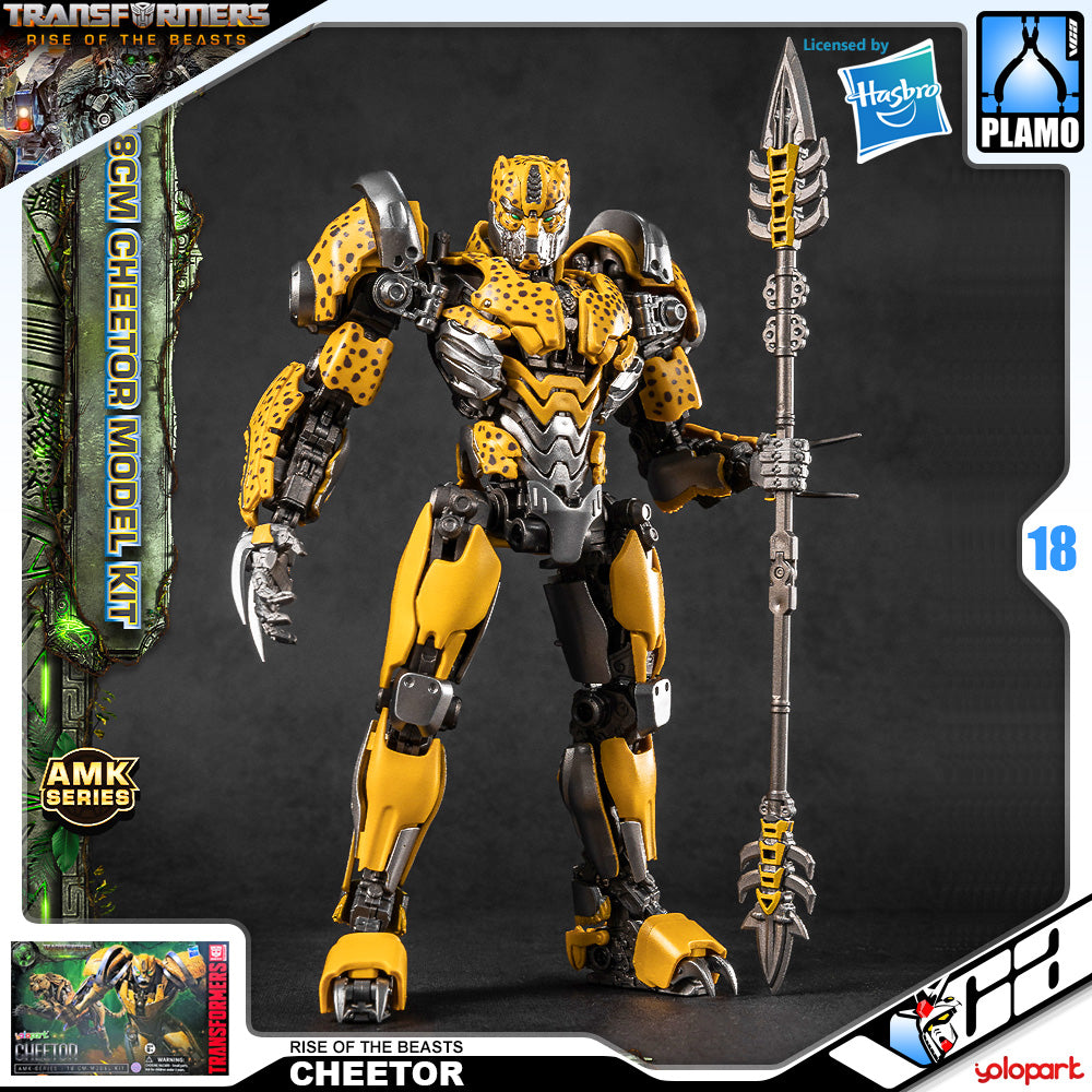 Yolopark AMK Cheetor Transformers Rise of the Beasts Plastic Assemble Action Figure Toy VCA Singapore Yolopark AMK Cheetor Transformers Rise of the Beasts Plastic Assemble Action Figure Toy VCA Singapore